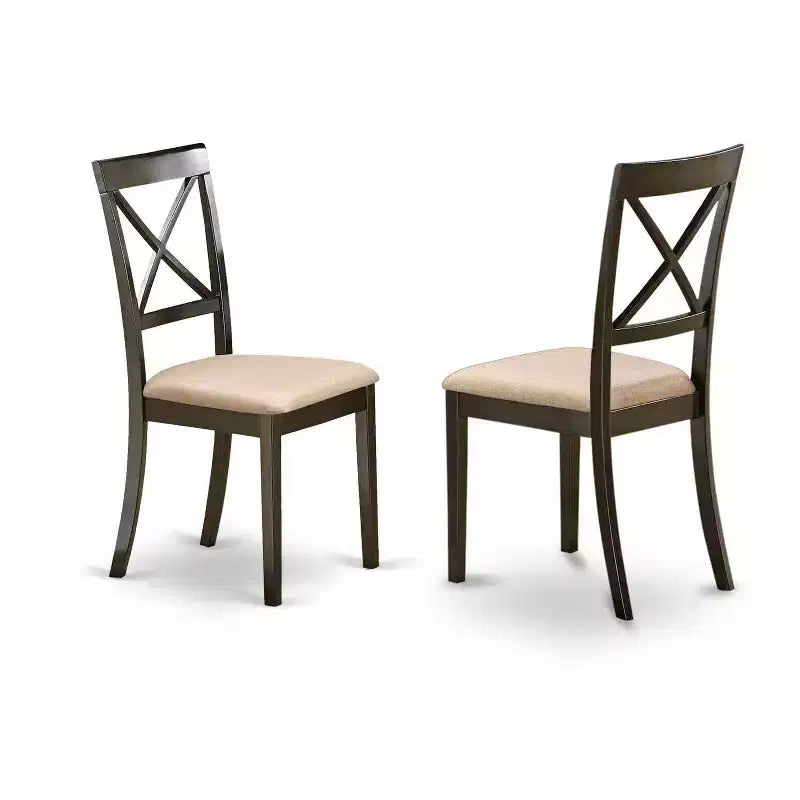 Ensemble de salle à manger nordique - Table rectangulaire et chaises - Ensemble de cuisine moderne