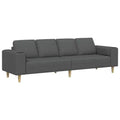 Sofa Set Dark gray fabric