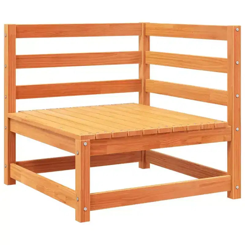 vidaXL Ensemble de canapés de jardin modulable en bois de pin massif Grand modèle