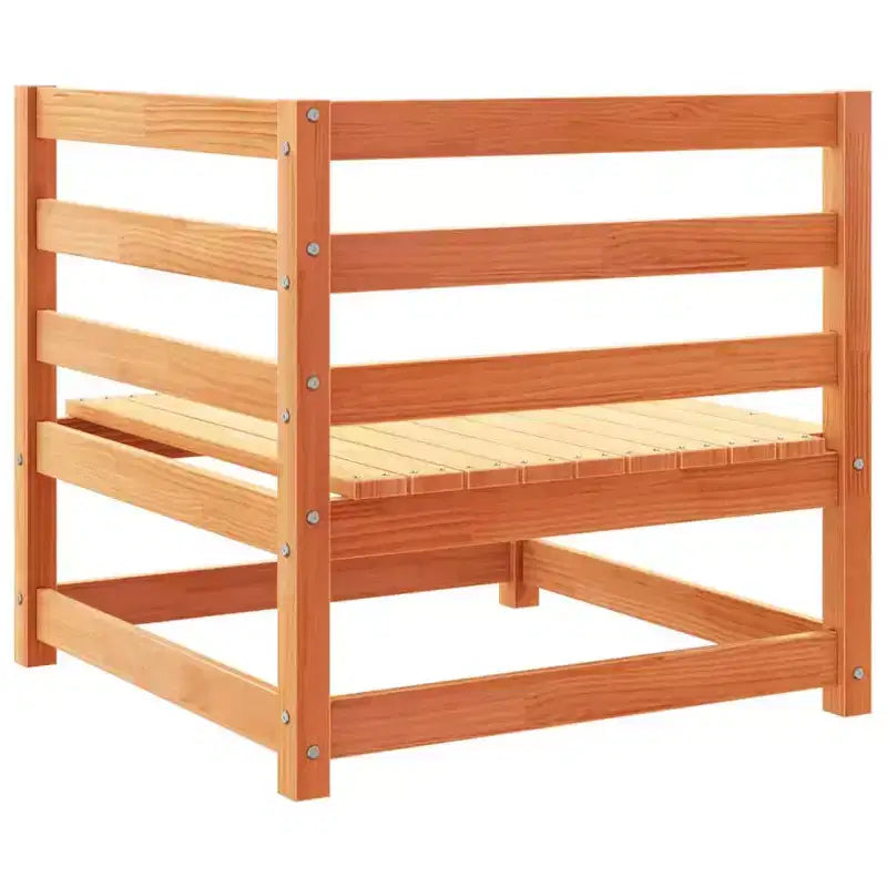 vidaXL Ensemble de canapés de jardin modulable en bois de pin massif Grand modèle