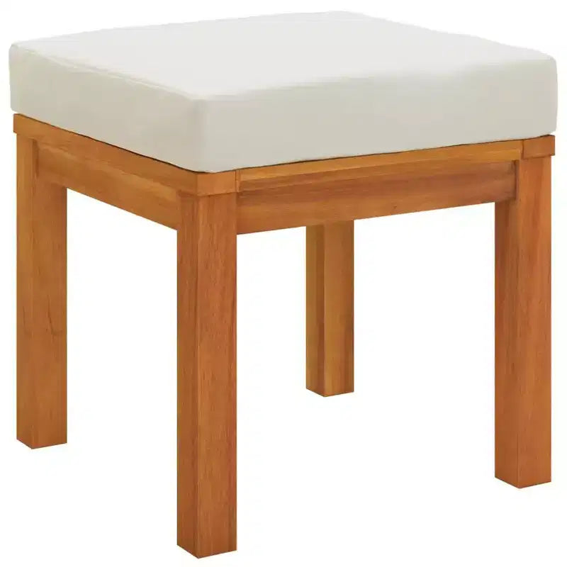 vidaXL Salon de jardin 3 pièces table et chaises en bois d'acacia massif