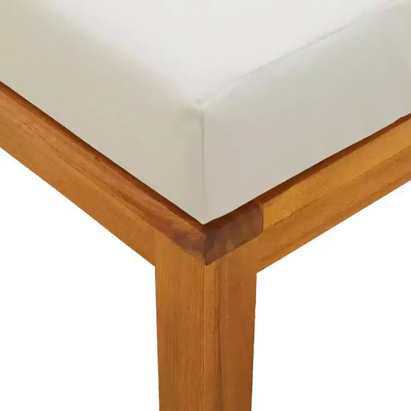 vidaXL Salon de jardin 3 pièces table et chaises en bois d'acacia massif