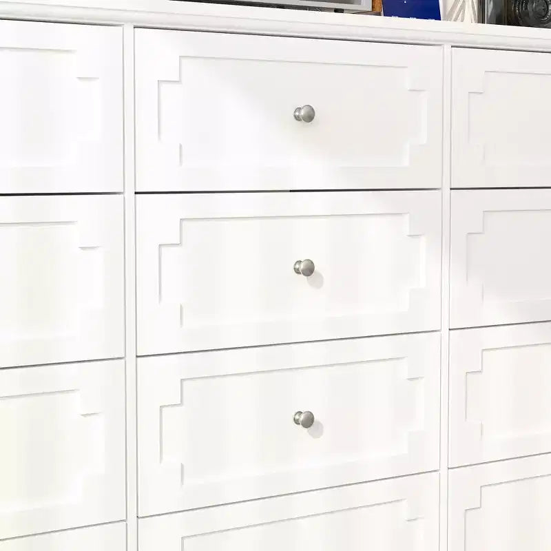 Commode de rangement à 12 tiroirs, grande capacité, pour rangement et décoration multi-pièces