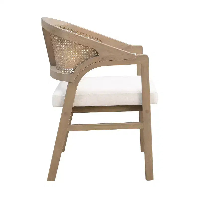 Christopher Knight Home Delia – Table de salle à manger 9 pièces de style rustique avec chaises rembourrées en rotin et bois d'hévéa