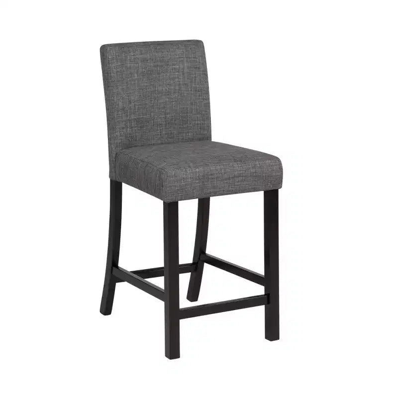 sumyeg Ensemble de 5 pièces de table haute de comptoir avec 4 chaises pour cuisine ou salle à manger