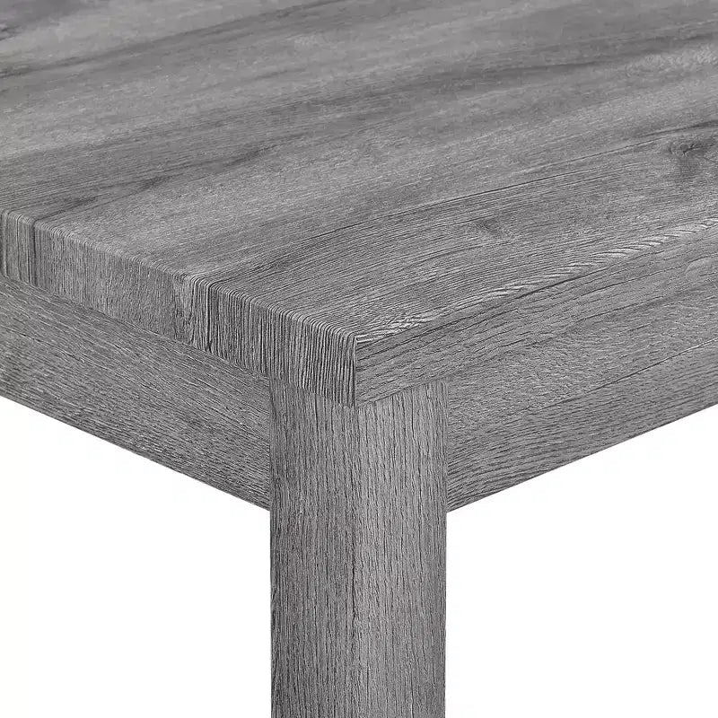 Ensemble de table de bar industrielle 4 pièces sumyeg avec prise électrique, gris