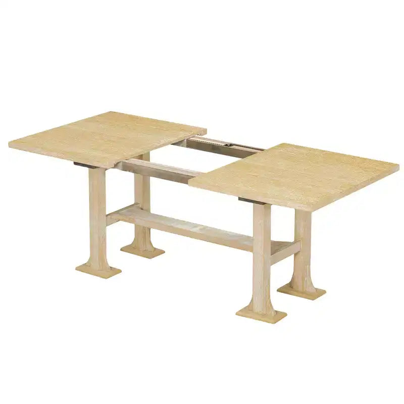 Ensemble de salle à manger 6 pièces avec banc pour 6, ensemble de table de cuisine avec tiroir de rangement et 4 chaises de salle à manger rembourrées