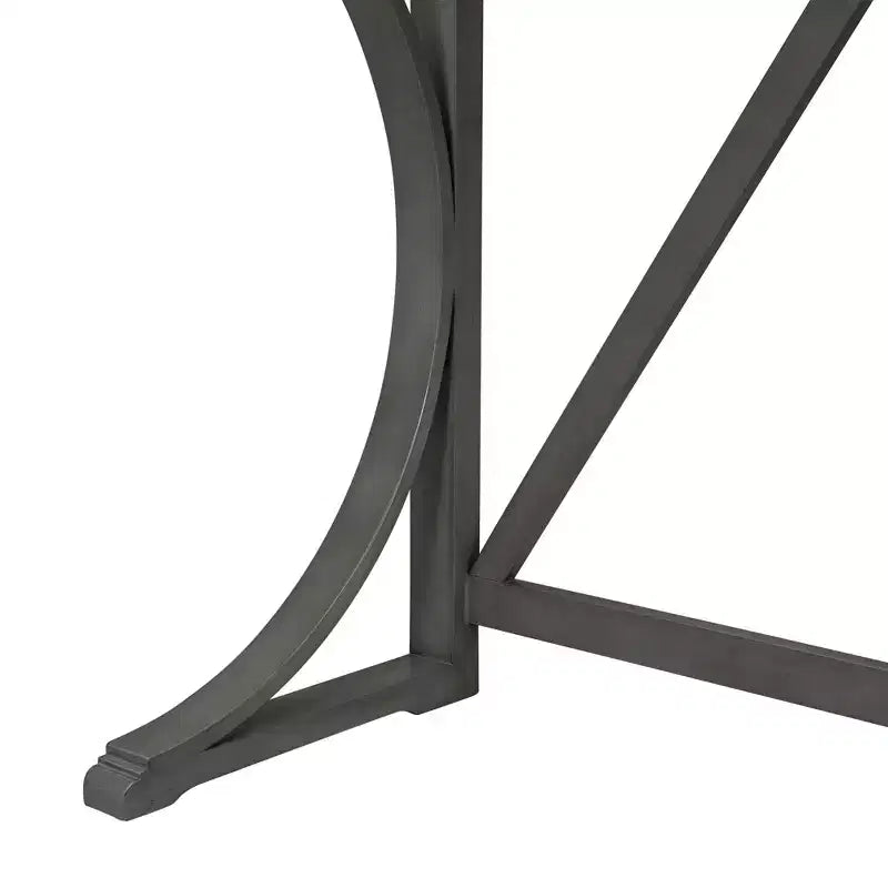 Ensemble de table à manger de hauteur comptoir 3 pièces de style rustique pour 2 personnes, table de bar console en bois avec port USB et tabourets rembourrés pour petit espace