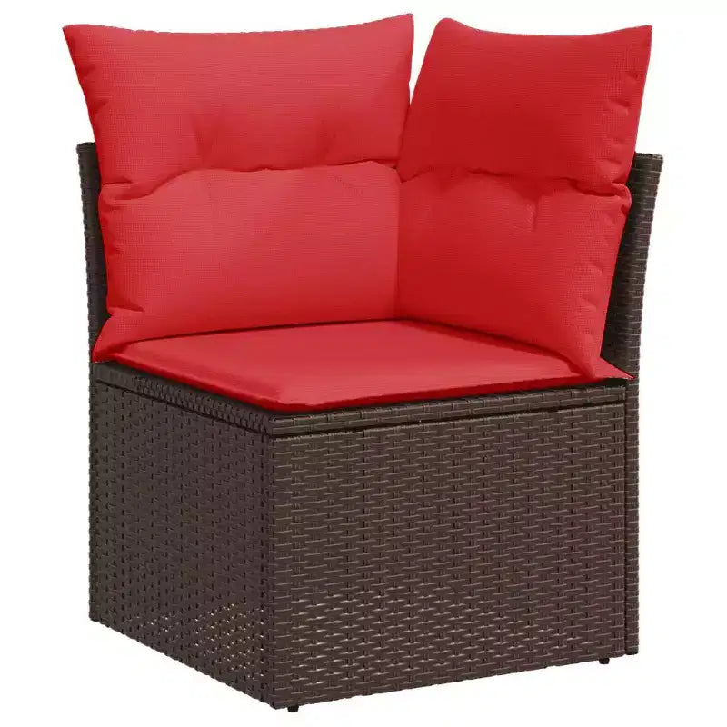 vidaXL Ensemble de canapés de jardin modulable avec coussins