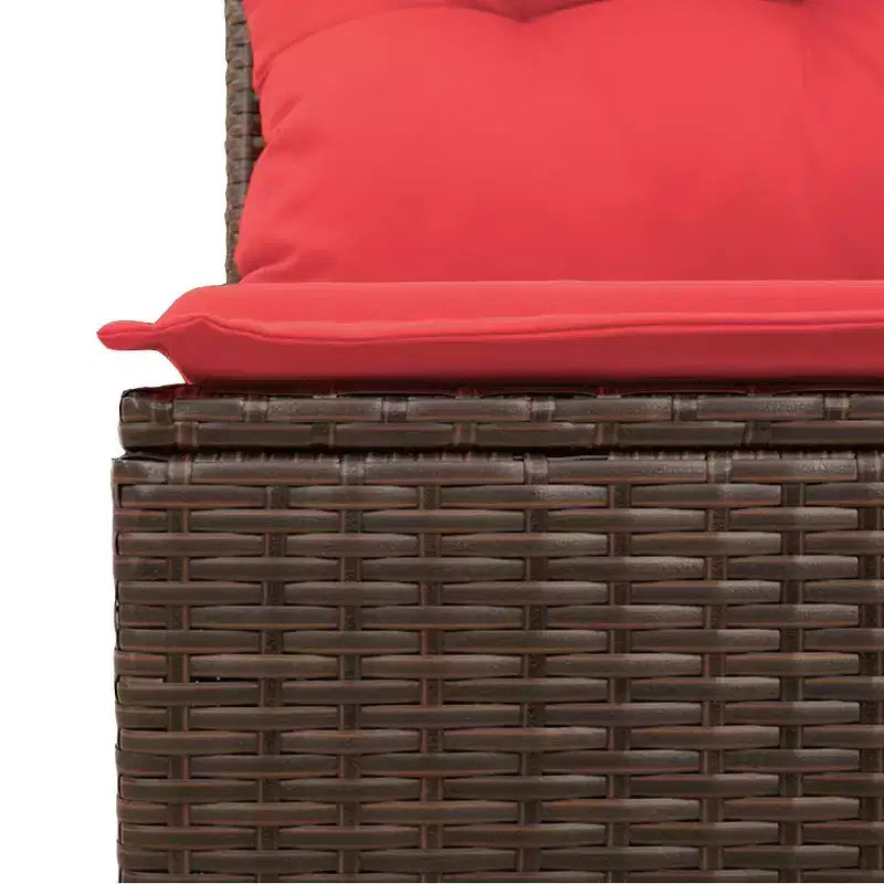 vidaXL Ensemble de canapés de jardin modulable avec coussins