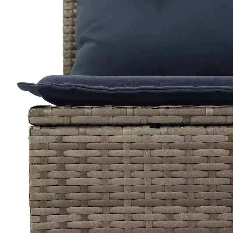 vidaXL Ensemble de canapés de jardin modulable avec coussins