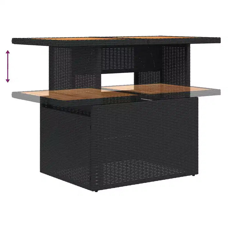 vidaXL Ensemble de canapés de jardin modulable avec coussins