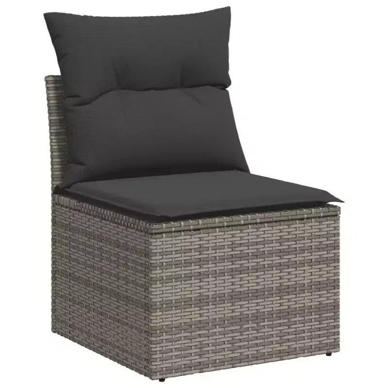 vidaXL Ensemble de canapés de jardin modulable avec coussins