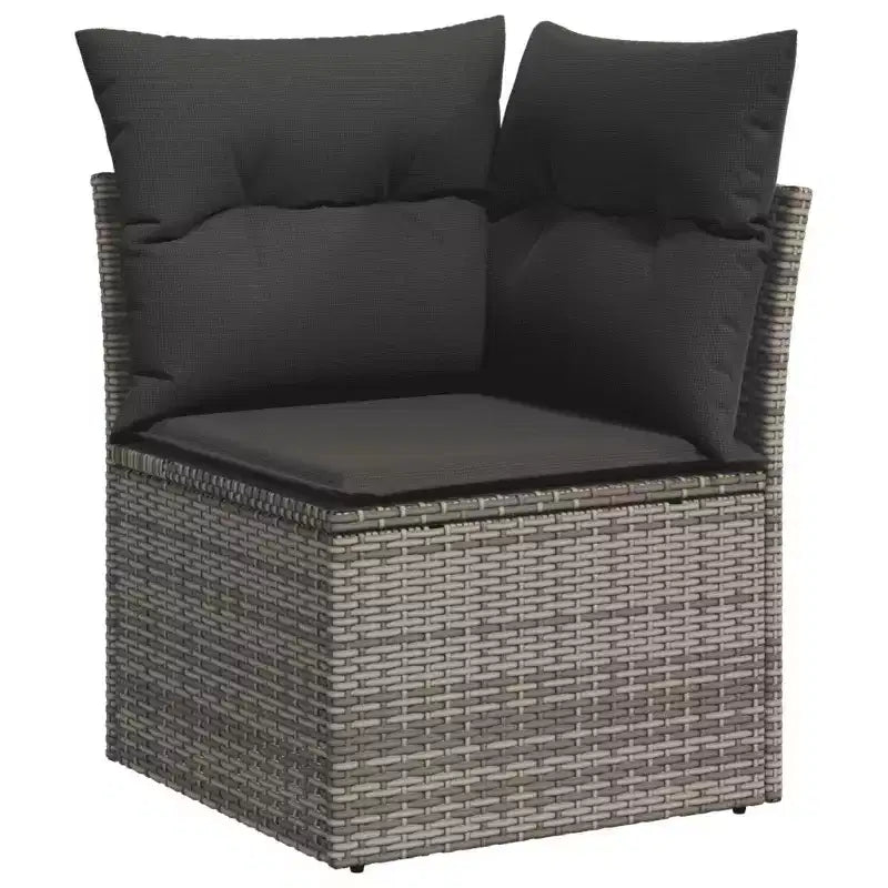 vidaXL Ensemble de canapés de jardin modulable avec coussins