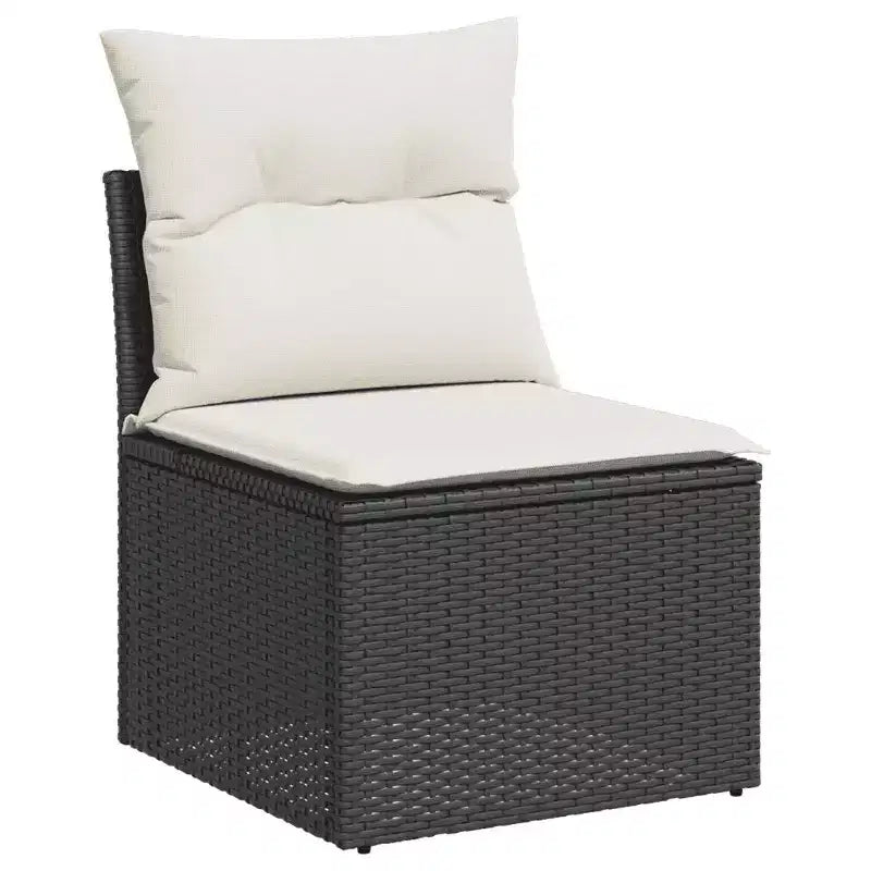 vidaXL Ensemble de canapés de jardin modulable avec coussins