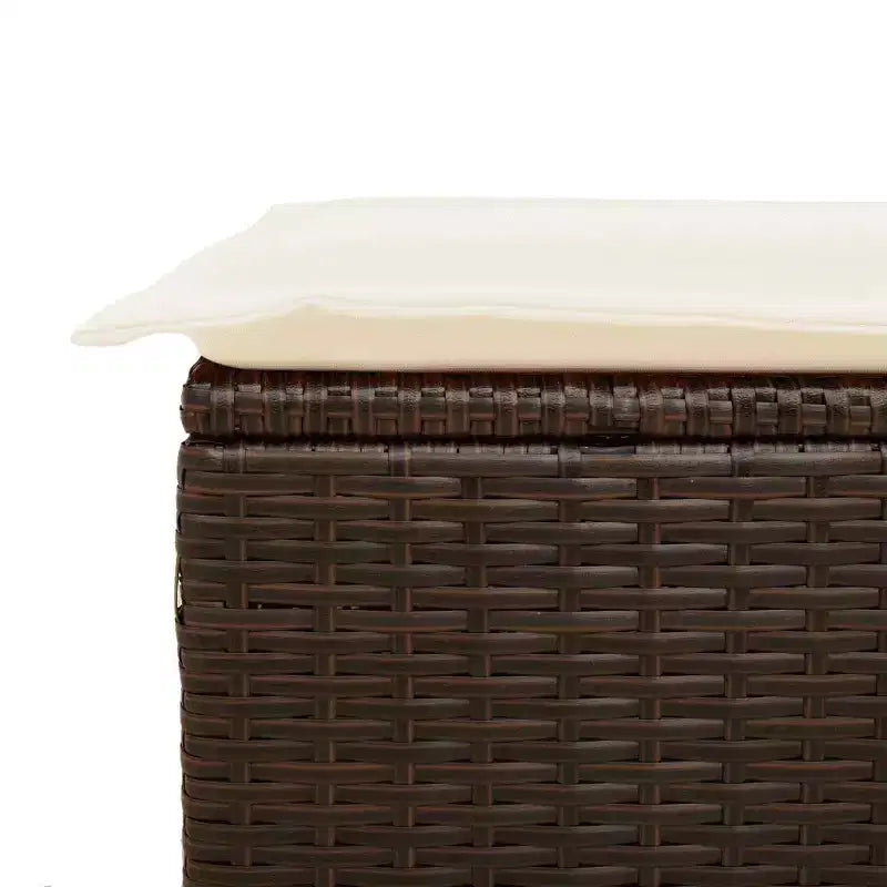 vidaXL Ensemble de canapés de jardin avec rangement - Élégant en rotin synthétique
