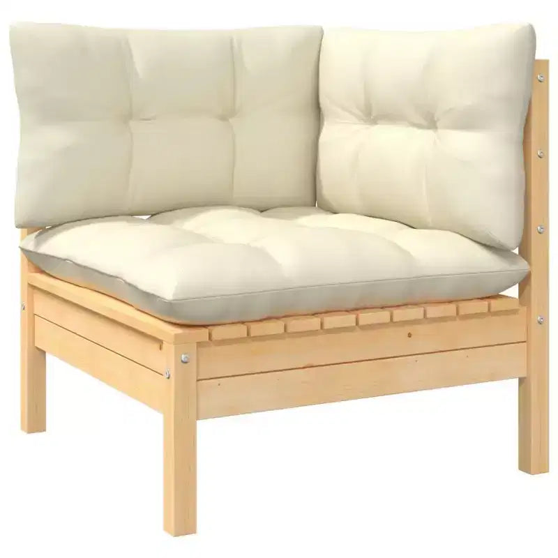 vidaXL Ensemble de jardin en pin naturel