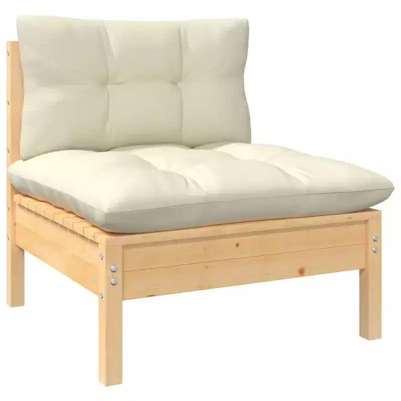 vidaXL Salon de jardin modulable avec coussins