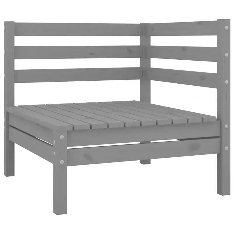 vidaXL Salon de jardin Bois de pin massif Ensemble 6 pièces Modulable