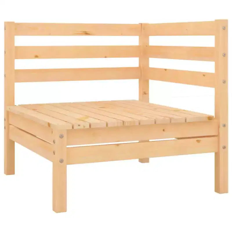 vidaXL Salon de jardin Bois de pin massif Ensemble 6 pièces Modulable
