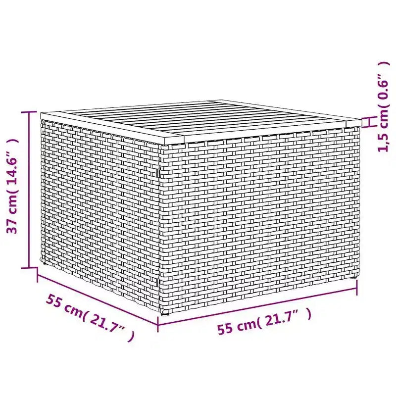 Ensemble de canapés de jardin modulaires vidaXL avec coussins
