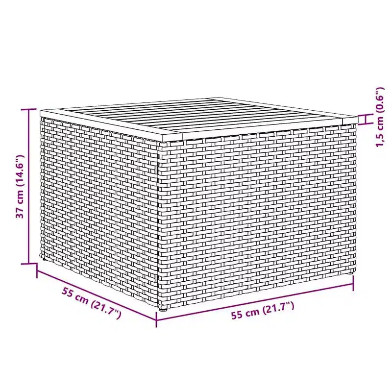 Ensemble de canapés de jardin modulaires vidaXL avec coussins