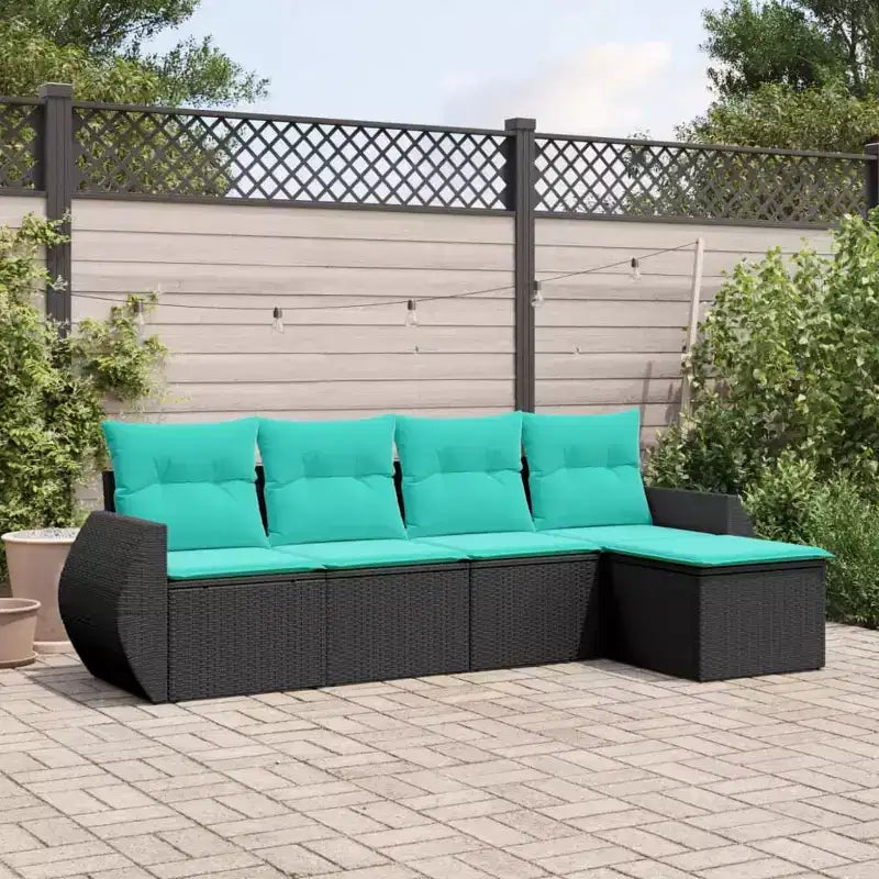 vidaXL Ensemble de canapés de jardin modulable avec coussins