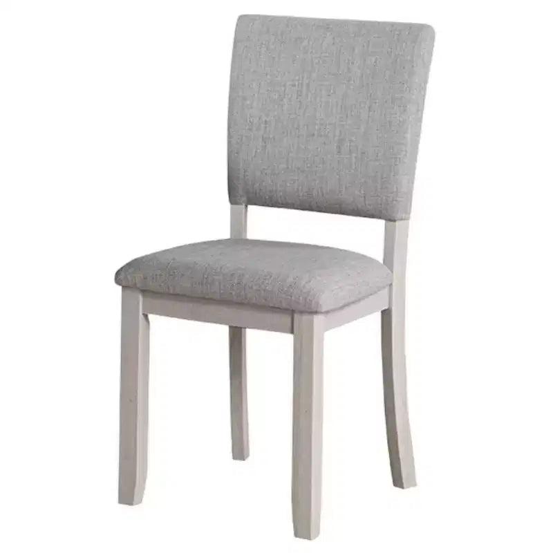 Ensemble de salle à manger transitionnel 5 pièces GDFStudio Carter en bois avec chaises rembourrées