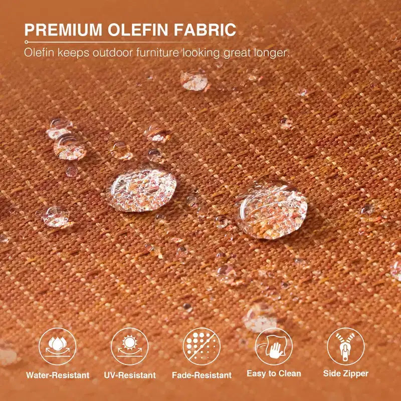 Ensemble de sièges d'extérieur en osier tressé UPTIOT Premium avec poufs multifonctionnels