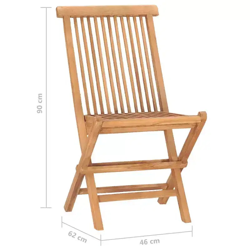 vidaXL Salon de jardin en bois naturel