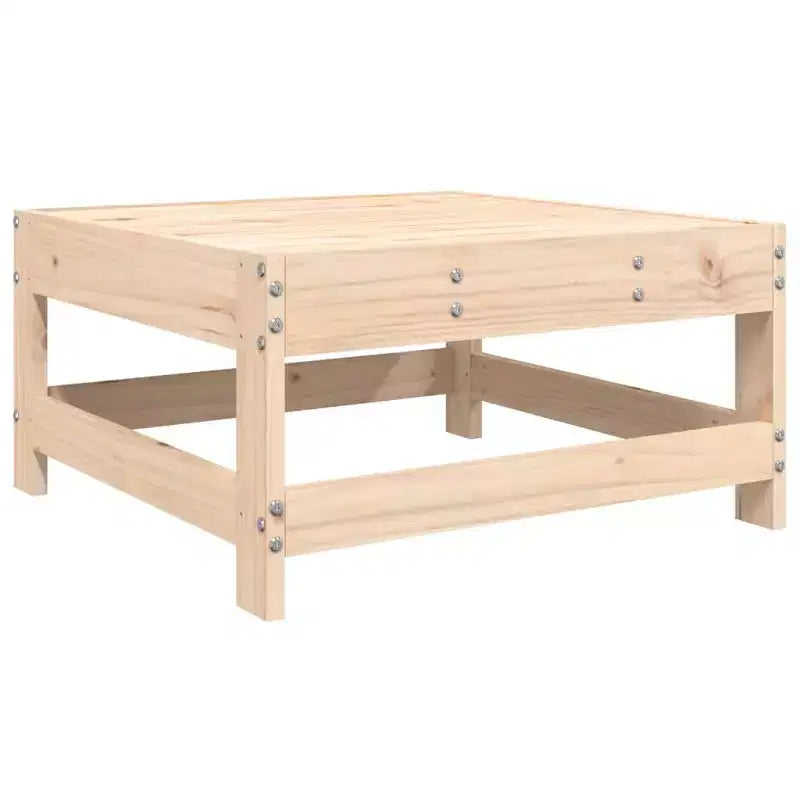 vidaXL Salon de jardin en bois naturel Bois de pin massif, contreplaqué Grand