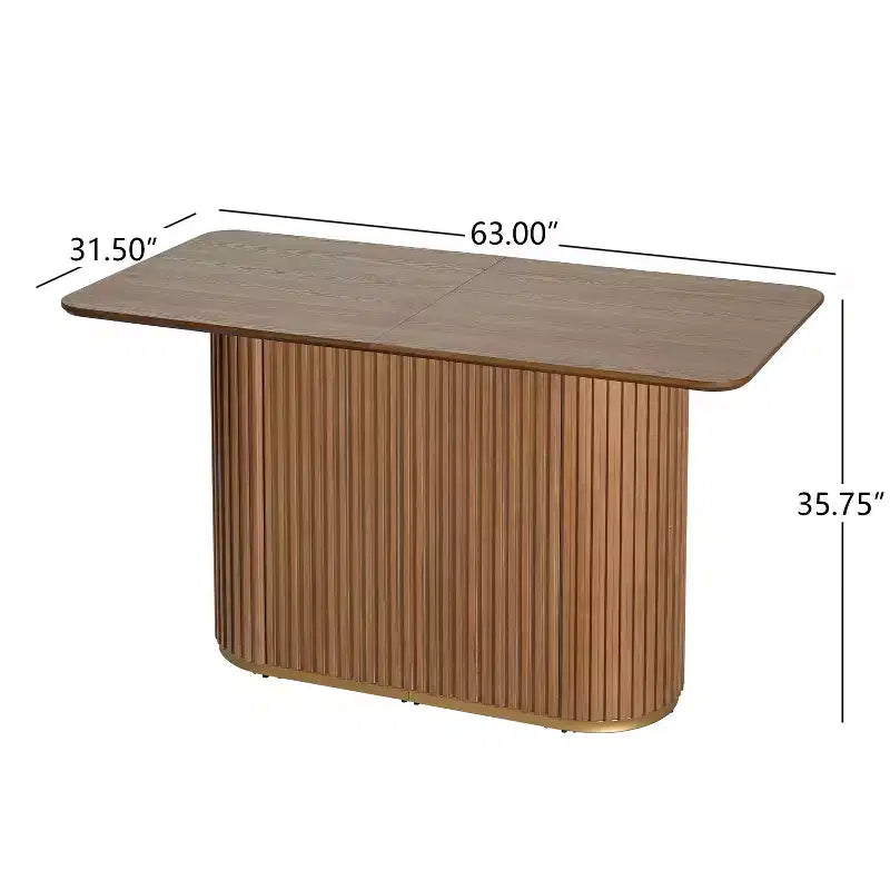 Christopher Knight Home Mirae Ensemble de 5 tabourets de comptoir en rotin et bois d'hévéa de style milieu de siècle avec table de comptoir cannelée