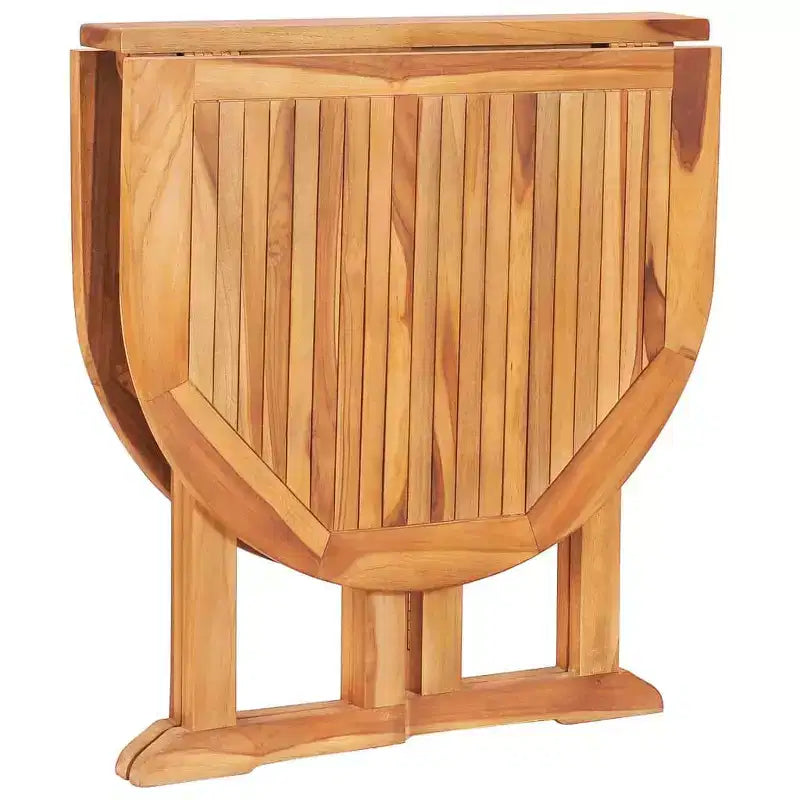 vidaXL Salon de jardin Teck naturel Bois de teck massif 5 pièces
