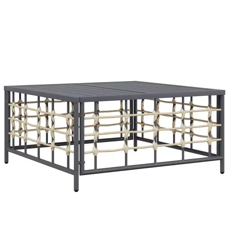 vidaXL Salon de jardin 10 pcs Anthracite