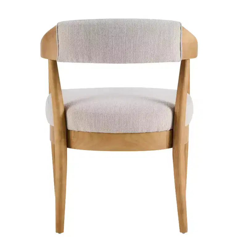 Christopher Knight Home Everett, ensemble de salle à manger 5 pièces en bois de style moderne du milieu du siècle, avec 4 fauteuils rembourrés