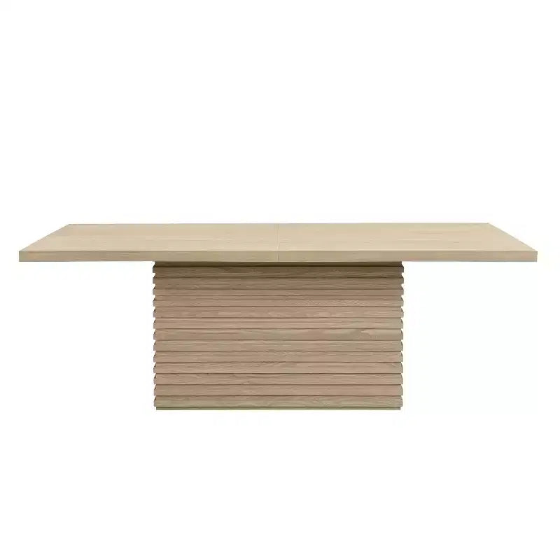 Christopher Knight Home Selena Ensemble de salle à manger 7 pièces avec chaises rembourrées de style moderne du milieu du siècle et table rectangulaire