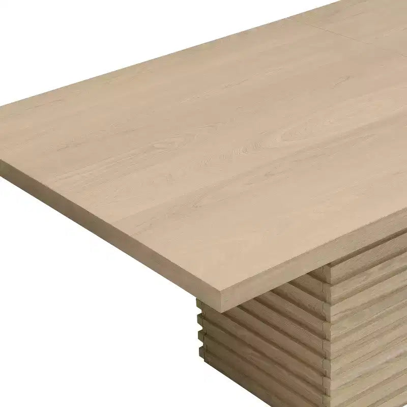 Christopher Knight Home Selena Ensemble de salle à manger 7 pièces avec chaises rembourrées de style moderne du milieu du siècle et table rectangulaire