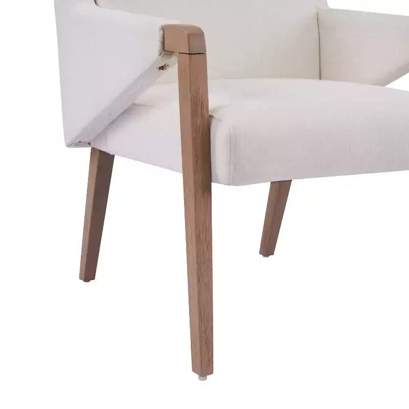 Christopher Knight Home Selena Ensemble de salle à manger 7 pièces avec chaises rembourrées de style moderne du milieu du siècle et table rectangulaire