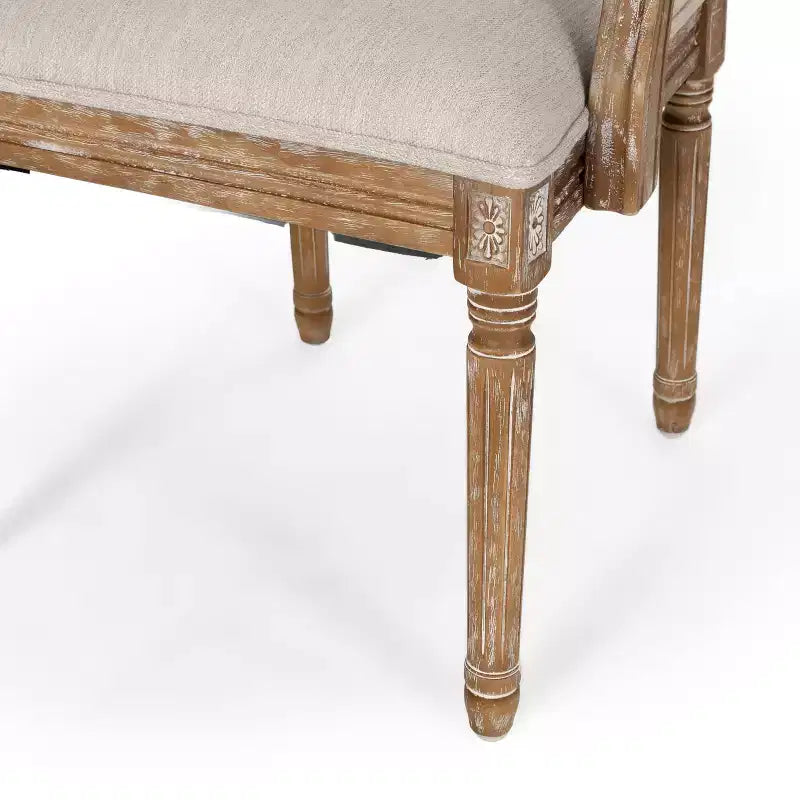 Ensemble de salle à manger extensible 7 pièces en bois et rotin Maria style campagnard français, couleur naturelle/beige - Christopher Knight Home
