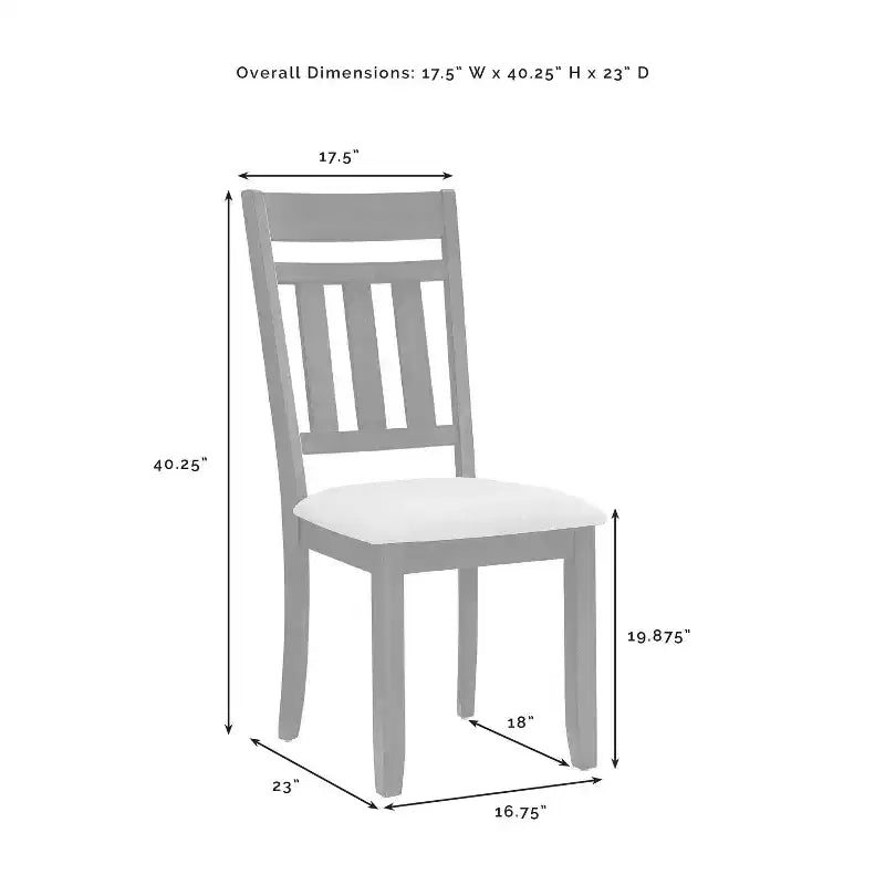 Ensemble de salle à manger extensible 6 pièces Hayden avec banc et 4 chaises à dossier ajouré Ardoise - Crosley