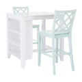 Powell 3pc Shelby Counter Height Dining Set Mint