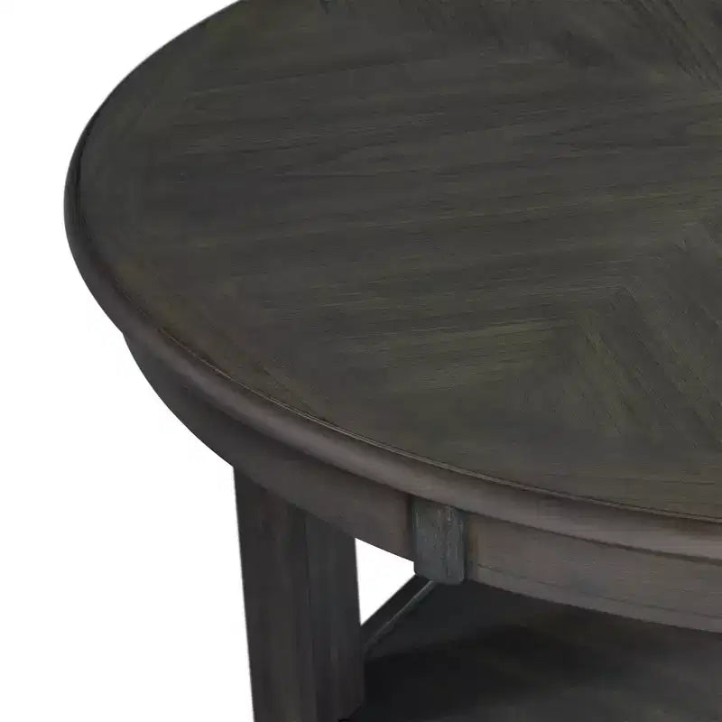 Ensemble de salle à manger 5 pièces Taylor avec base à étagère et chaises rembourrées - Picket House Furnishings
