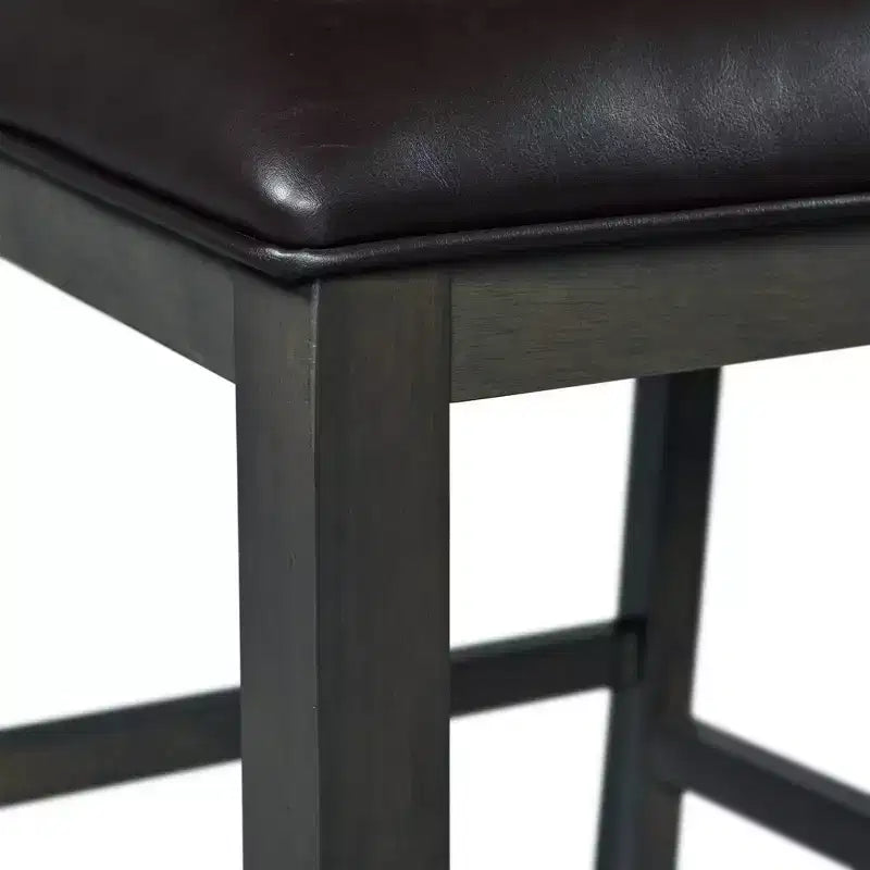 Ensemble de salle à manger 5 pièces Taylor avec base à étagère et chaises rembourrées - Picket House Furnishings