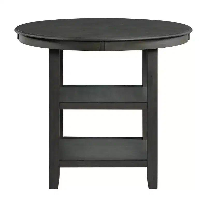 Ensemble de salle à manger 5 pièces Taylor avec base à étagère et chaises rembourrées - Picket House Furnishings