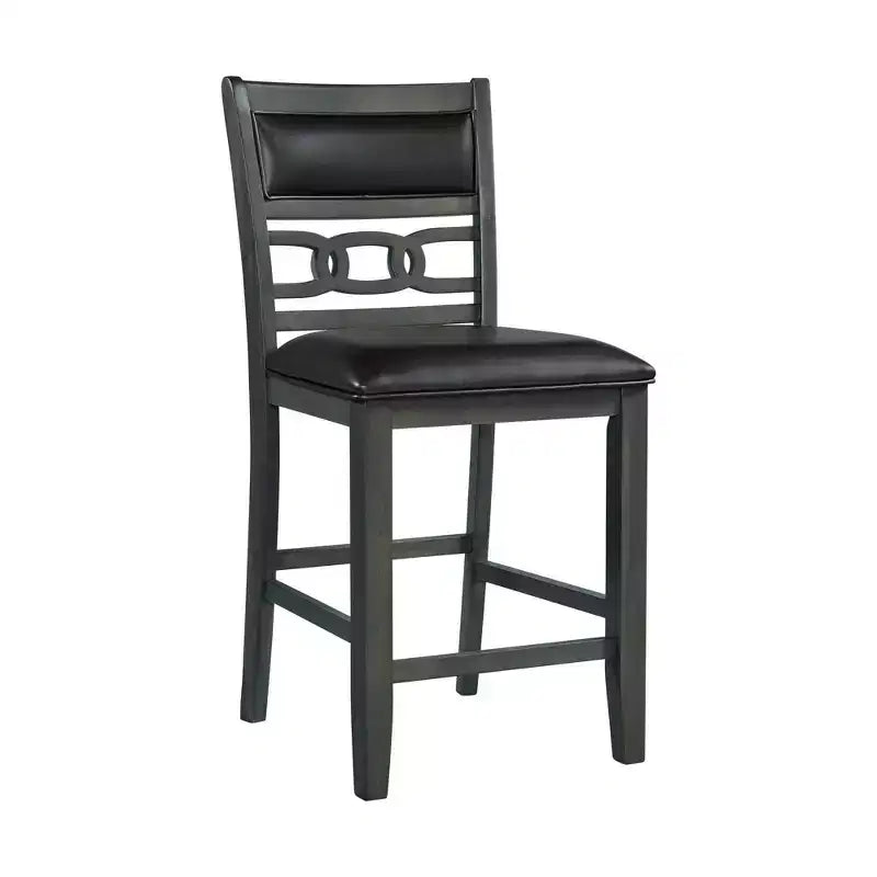 Ensemble de salle à manger 5 pièces Taylor avec base à étagère et chaises rembourrées - Picket House Furnishings