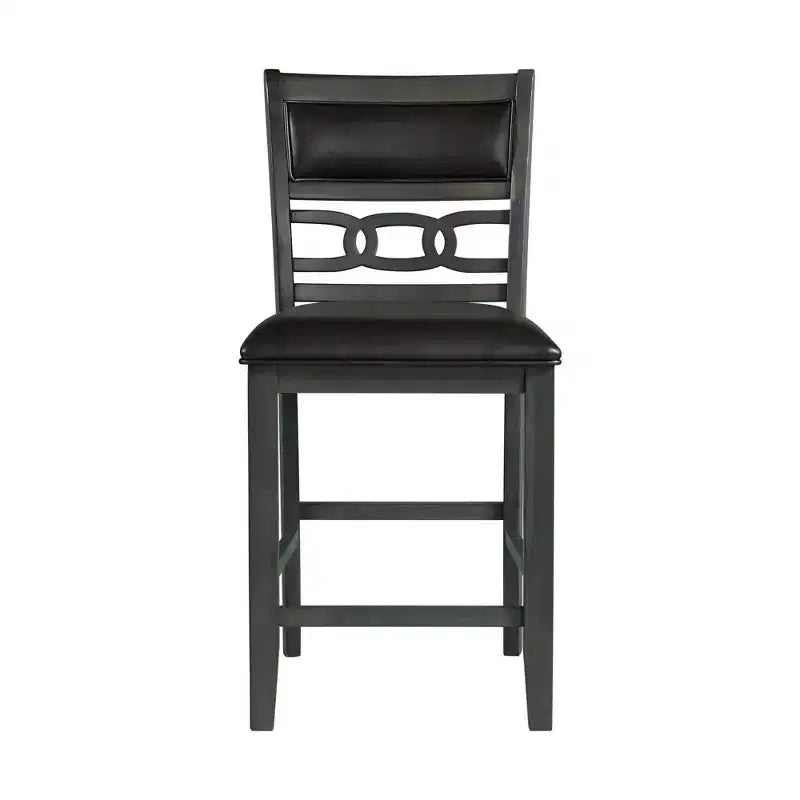 Ensemble de salle à manger 5 pièces Taylor avec base à étagère et chaises rembourrées - Picket House Furnishings