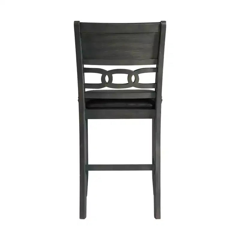 Ensemble de salle à manger 5 pièces Taylor avec base à étagère et chaises rembourrées - Picket House Furnishings