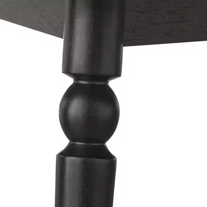 Ensemble de salle à manger rond 5 pièces Lifestorey Bertona en faux marbre 117 cm Noir/Beige