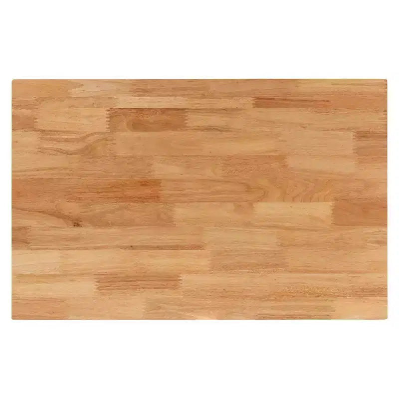 bali & pari Ensemble de salle à manger 4 pièces Aina en rotin Blanc/Miel clair/Chêne marron : Style bohème, Siège rembourré, Cadre en bois d'hévéa