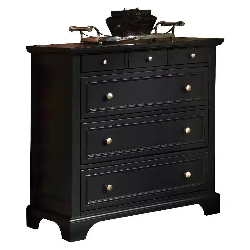 Ensemble de chambre à coucher Queen 3 pièces Bedford Noir - Home Styles